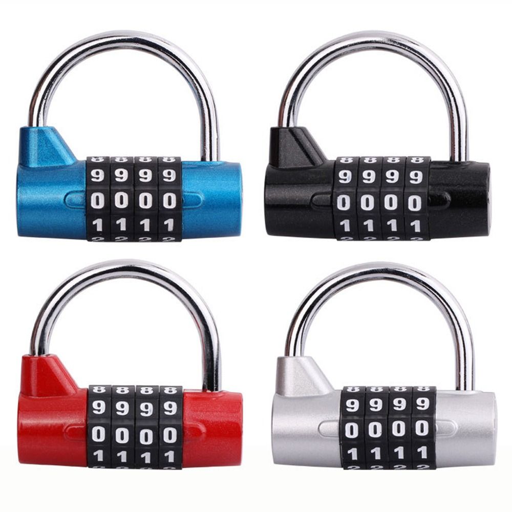 Smart Garden Gate Lock - Weerbestendig veiligheidshangslot, draagbaar, robuust 4-cijferig cijferslot,