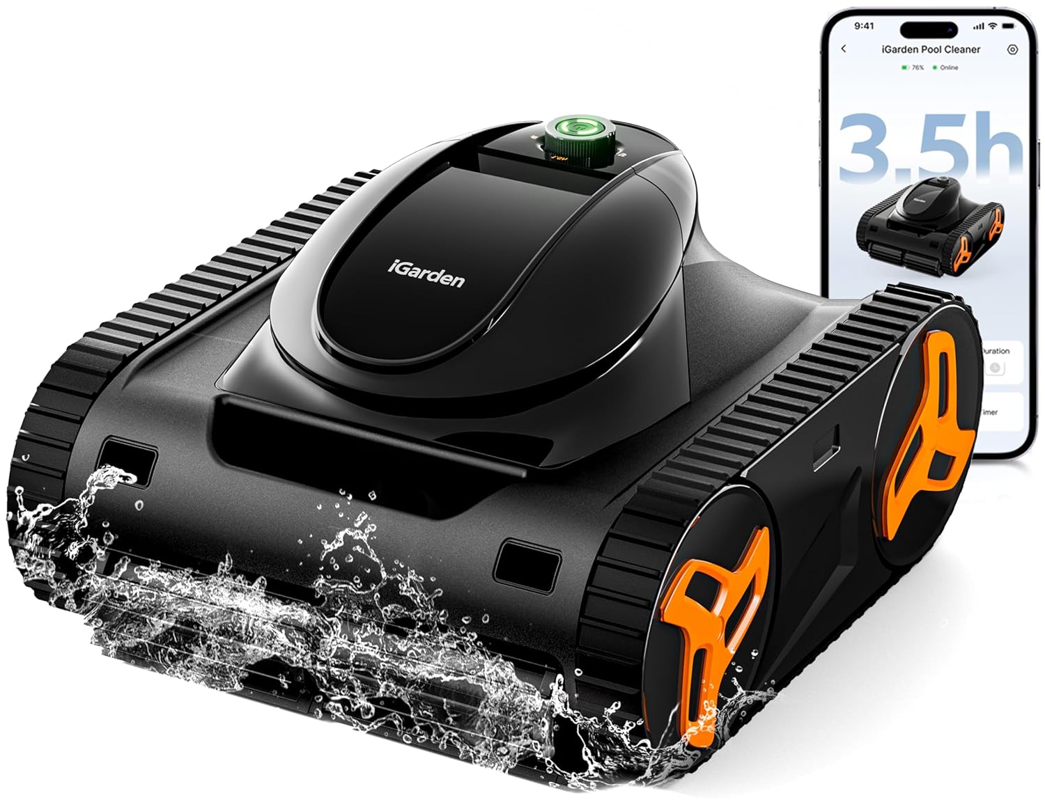 Smart Garden Is - Robotische zwembadreiniger KN-serie, 210 minuten gebruikstijd,