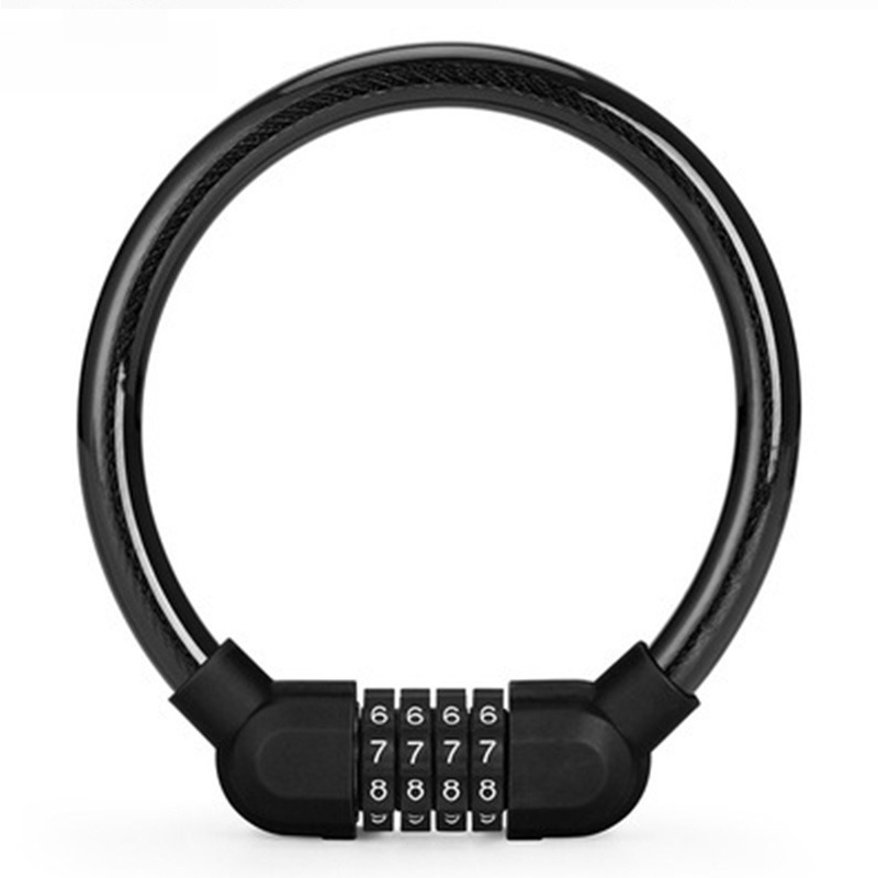 Smart Garden Gate Lock - Fiets Draagbaar Viercijferig Wachtwoord Ringslot Lichtgewicht