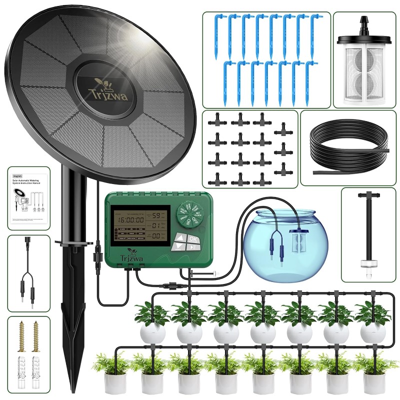 Smart Urban Garden - Solar Irrigatie Apparatuur Kas Irrigatie Druppelirrigatie
