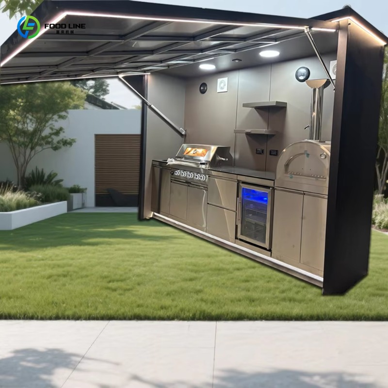 Smart Garden Kitchen - Op maat gemaakte slimme, afsluitbare buitenkeuken