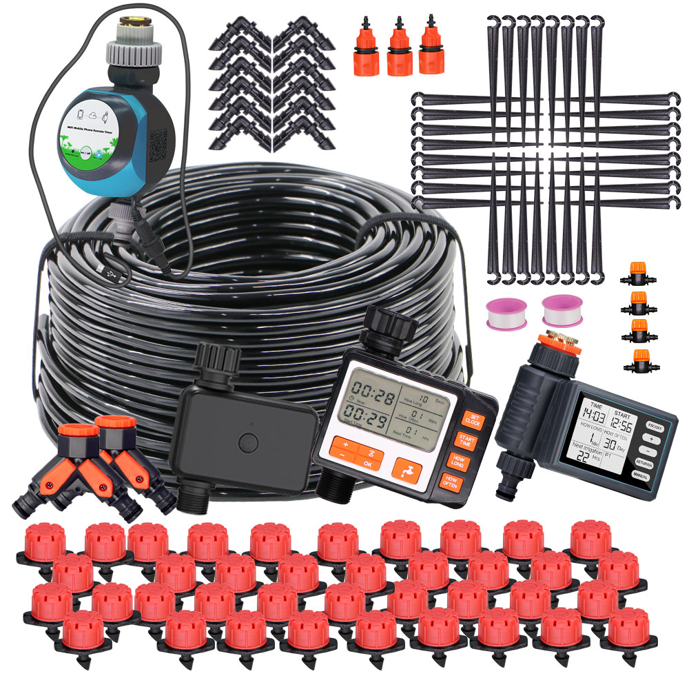 Smart Garden Auk - 50-5M 1/4 ''Verstelbare Druppelaars Automatische Bewateringsset