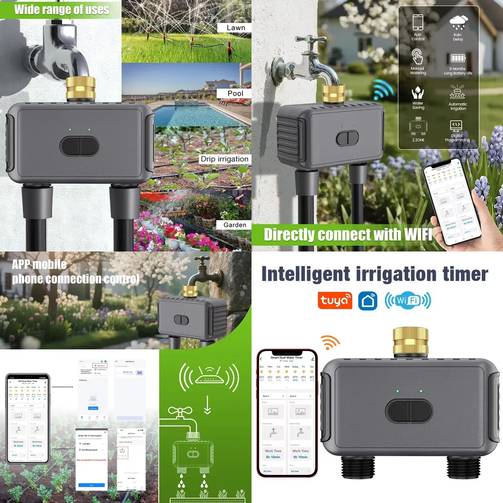Smart Garden Is - WAP01 WiFi APP Besturing Dubbele Slang