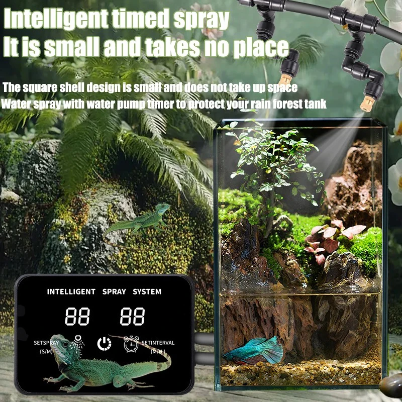 Smart Garden Click And Grow - Intelligent Reptiel Spray Irrigatie Timer Systeem