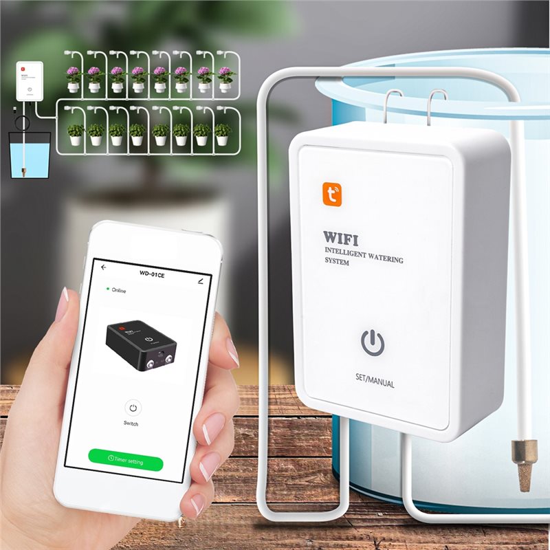 Automatisch druppelirrigatiesy - Smart Garden Is recensie en prijs