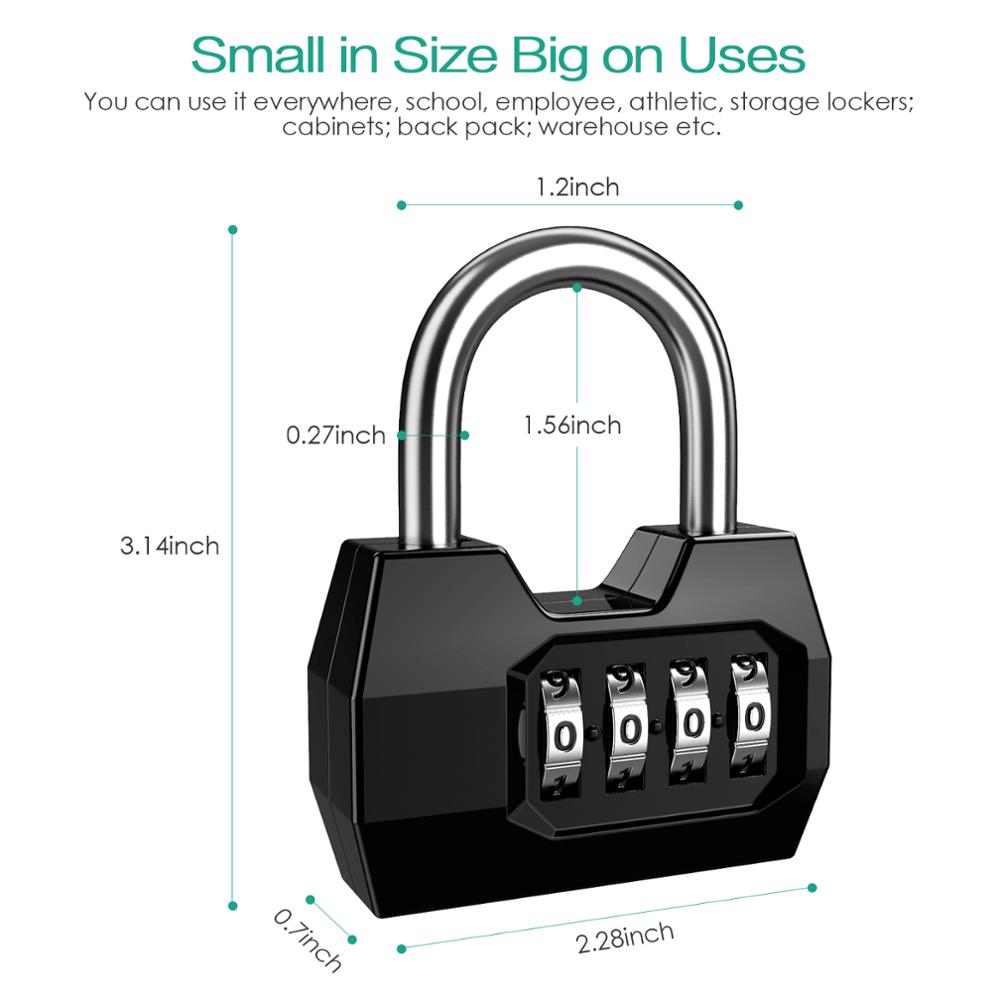 ORIA Combinatiehangslot 4-cijf - Smart Garden Gate Lock recensie en prijs