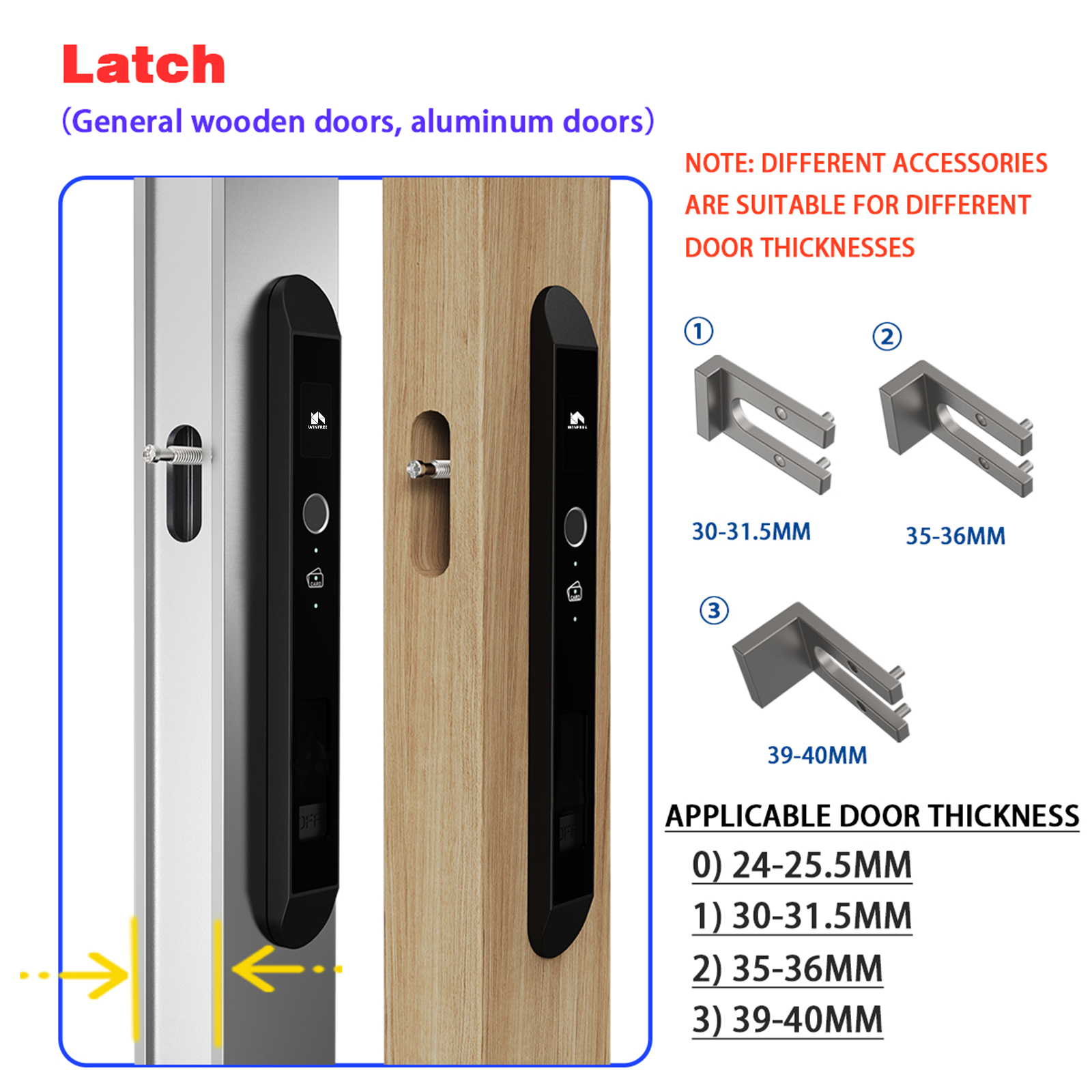 WINFREE Smart Slim Deurslot Tu - Smart Garden Gate Lock recensie en prijs
