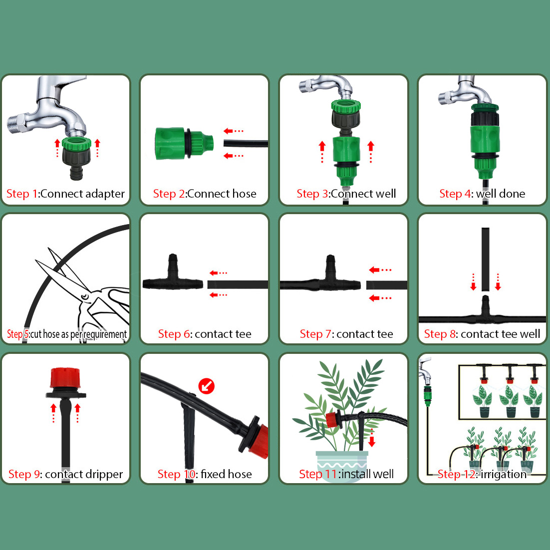Broeikas 15M-30M Diy Druppelir - Smart Garden Auk recensie en prijs