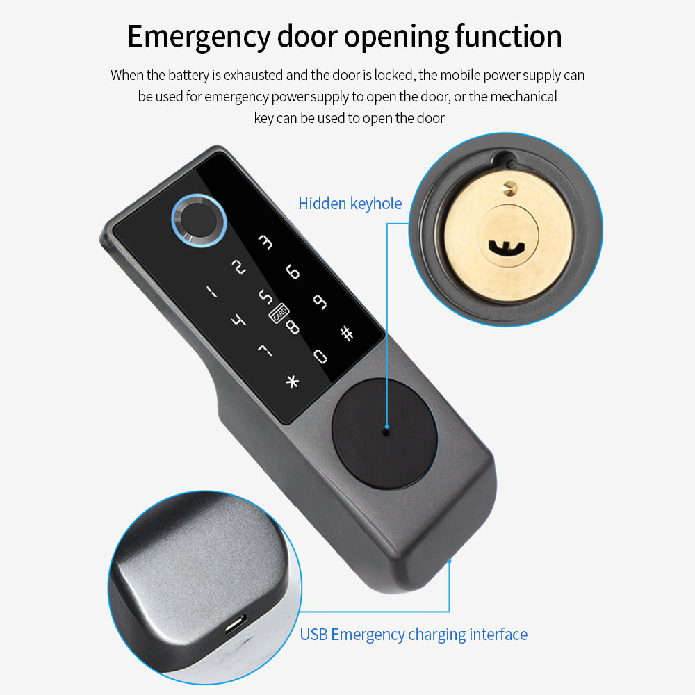 TUYA WIFI Smart Deurslot Vinge - Smart Garden Gate Lock recensie en prijs