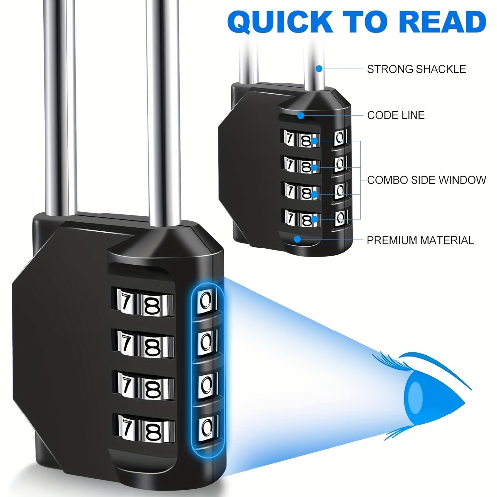 4-cijferig combinatiehangslot  - Smart Garden Gate Lock recensie en prijs