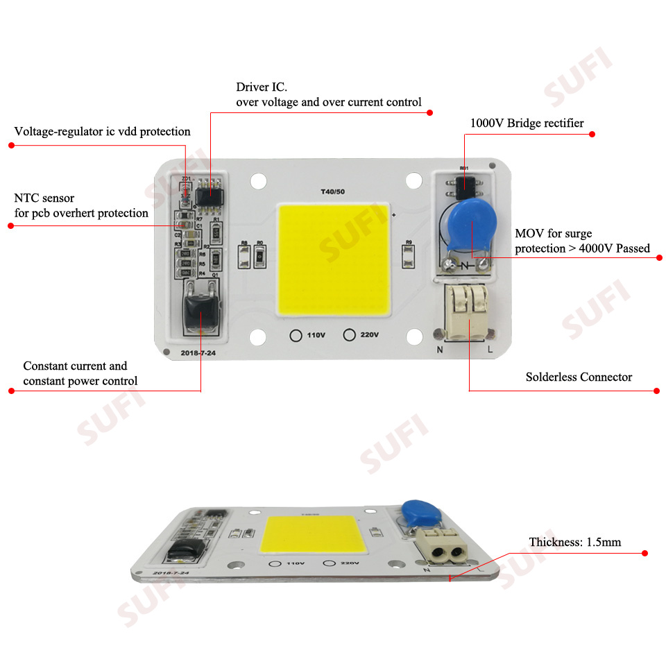 Smart IC 20W 30W 50W Warm Natu - Plant Grow Light Full Spectrum recensie en prijs