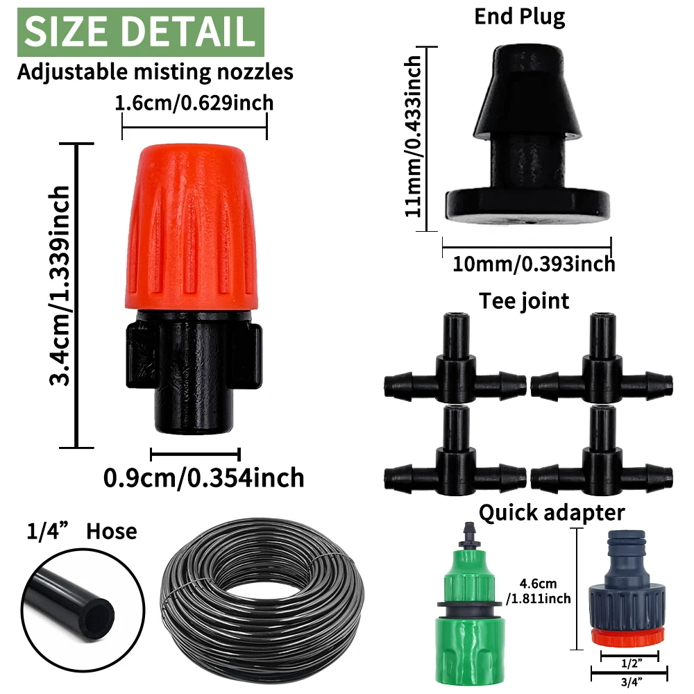 Fog Nozzles Irrigatie Kit 5M-2 - Smart Garden Auk recensie en prijs