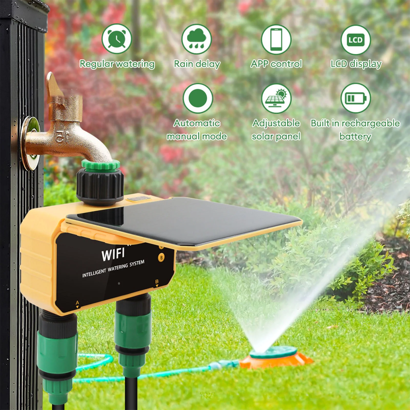 Solar WiFi Smart Irrigatie Tim - Smart Garden Is recensie en prijs