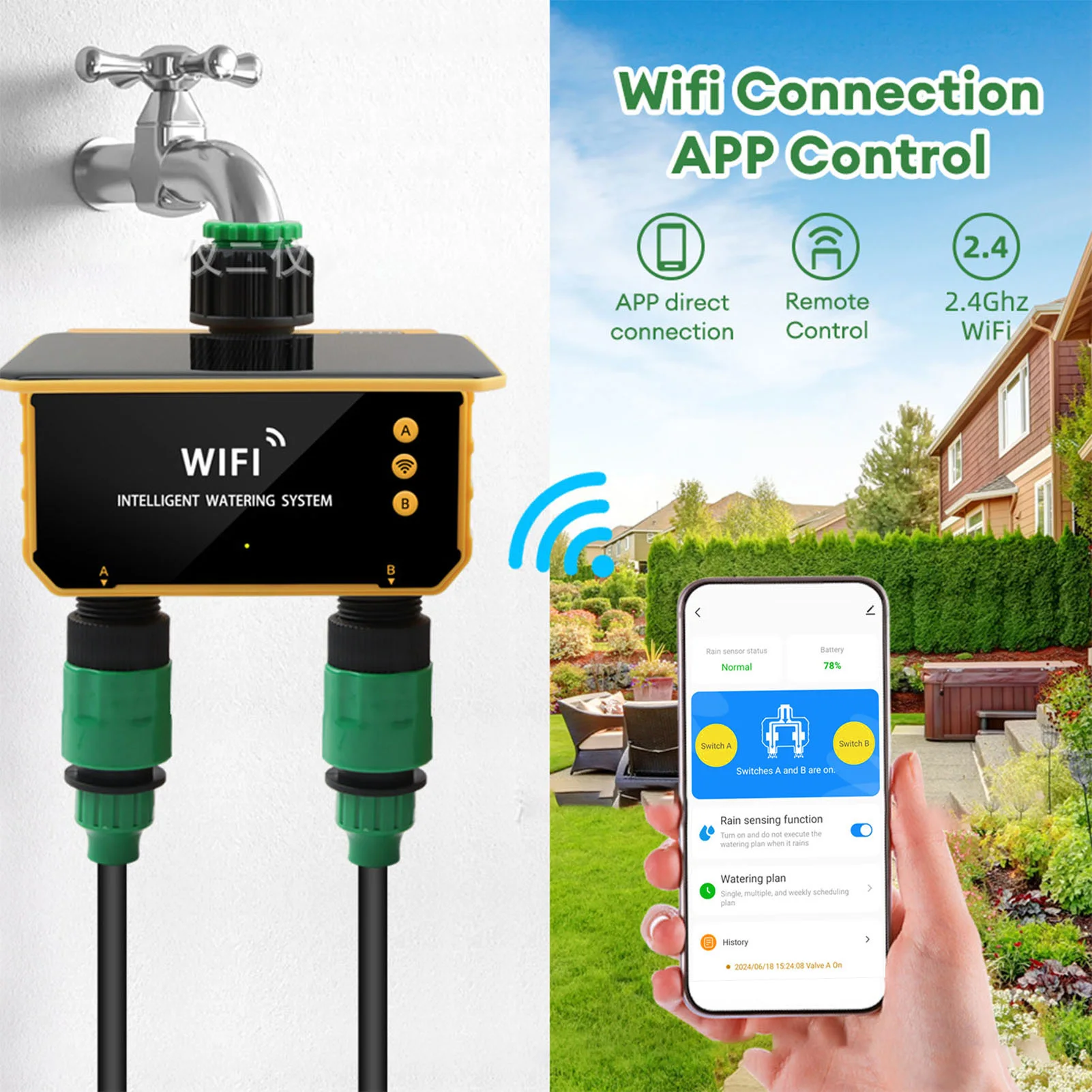 Solar WiFi Smart Irrigatie Tim - Smart Garden Is recensie en prijs