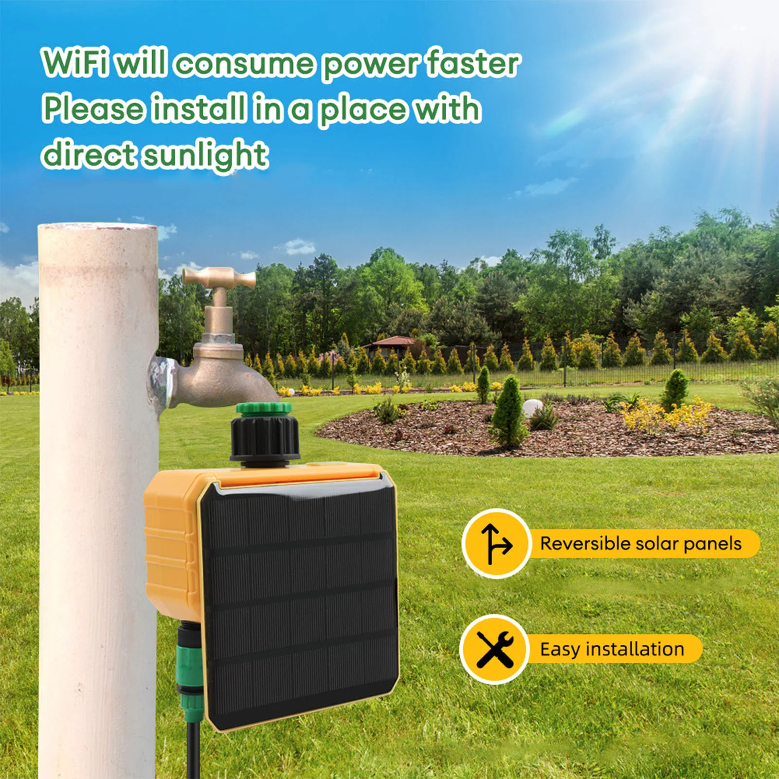 Solar WiFi Smart Irrigatie Tim - Smart Garden Is recensie en prijs