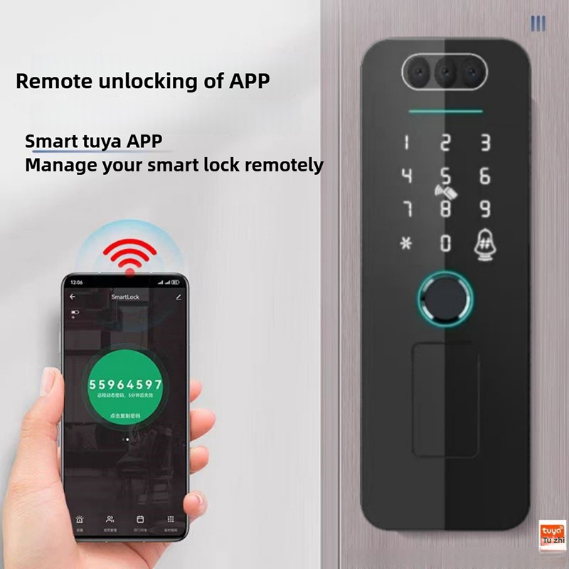 Tuya Wifi SmartLife 3D Gezicht - Smart Garden Gate Lock recensie en prijs